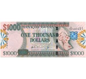 1000 долларов 2009 года Гайана