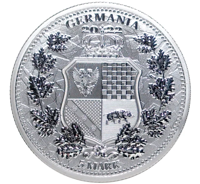 Монета 5 марок 2022 года Гермнаия «Аллегории» (Артикул M2-58059)