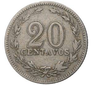 20 сентаво 1910 года Аргентина