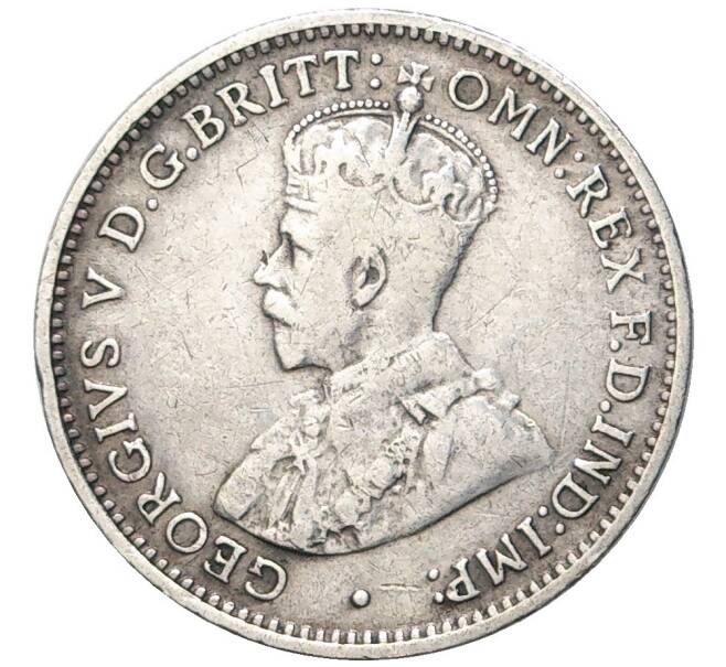 Монета 3 пенса 1912 года Австралия (Артикул K27-80989)