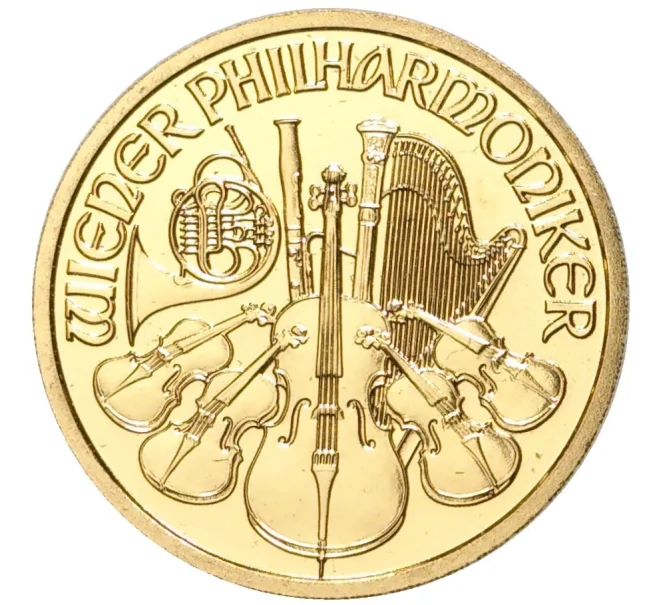 Монета 10 евро 2004 года Австрия «Венская филармония» (Артикул M2-58098)