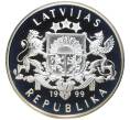 Монета 1 лат 1999 года Латвия «XXVII летние Олимпийские Игры 2000 в Сиднее» (Артикул M2-58108)