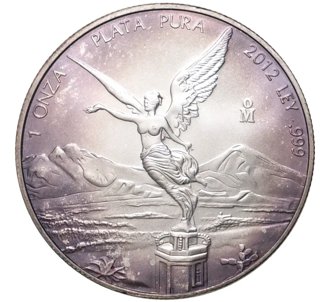 Монета 1 унция 2012 года Мексика (Артикул M2-58158)