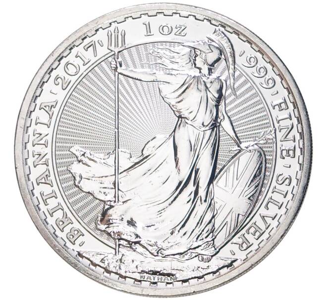 Монета 2 фунта 2017 года Великобритания «Британия» (Артикул M2-58163)