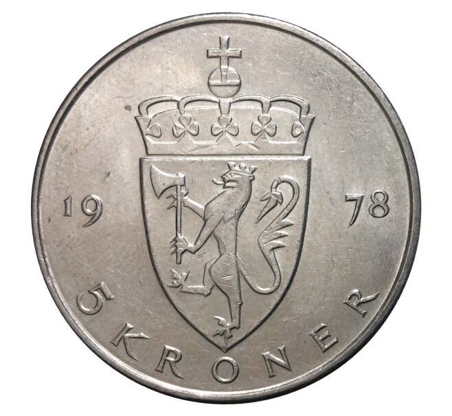 Монета 5 крон 1978 года (Артикул: M2-2590) — Фото №1