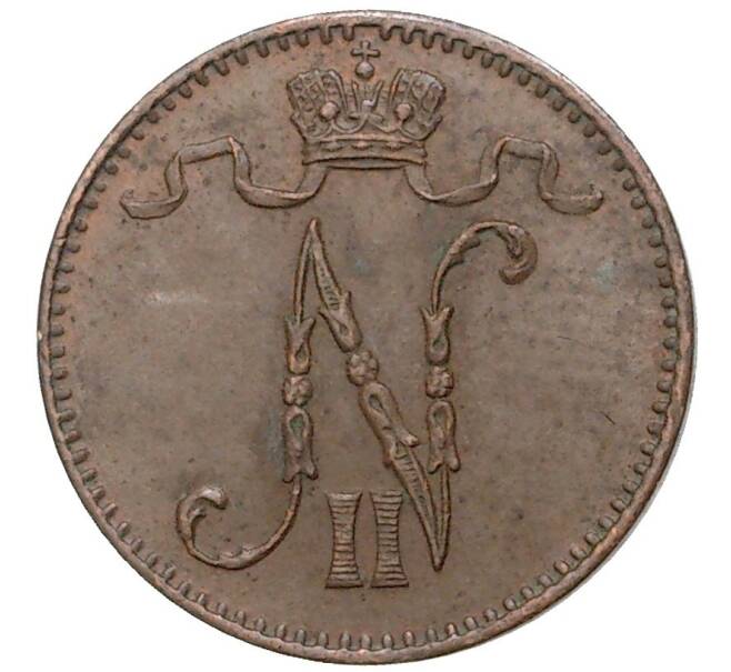 Монета 1 пенни 1911 года Русская Финляндия (Артикул M1-48262)
