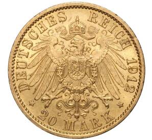 20 марок 1912 года Германия (Пруссия) — Фото №2