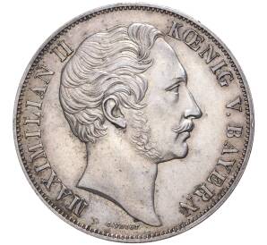 2 гульдена 1855 года Бавария «Восстановление колонны Мадонны в Мюнхене» — Фото №2