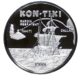 Монета 10 тала 1988 года Западное Самоа «Кон-Тики» (Артикул M2-58182)
