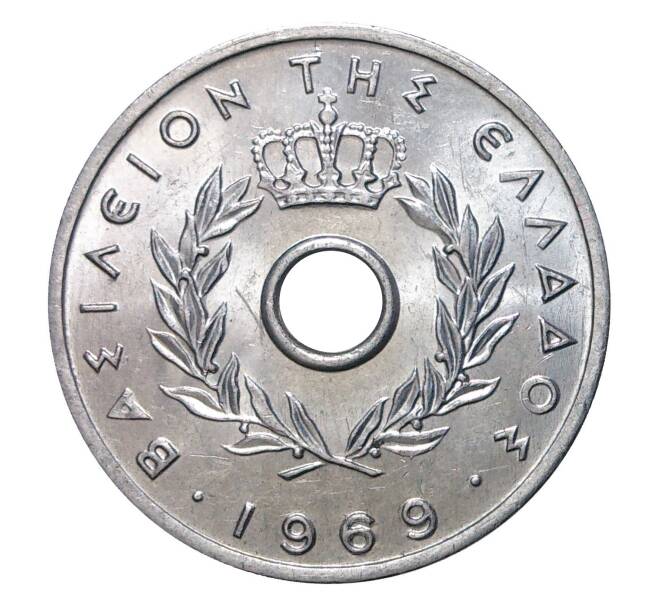 Монета 10 лепта 1969 года (Артикул: M2-2633) — Фото №2