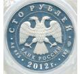 Монета 100 рублей 2012 года СПМД «400 лет народному ополчению Козьмы Минина и Дмитрия Пожарского» (Артикул M1-48280) — Фото №2