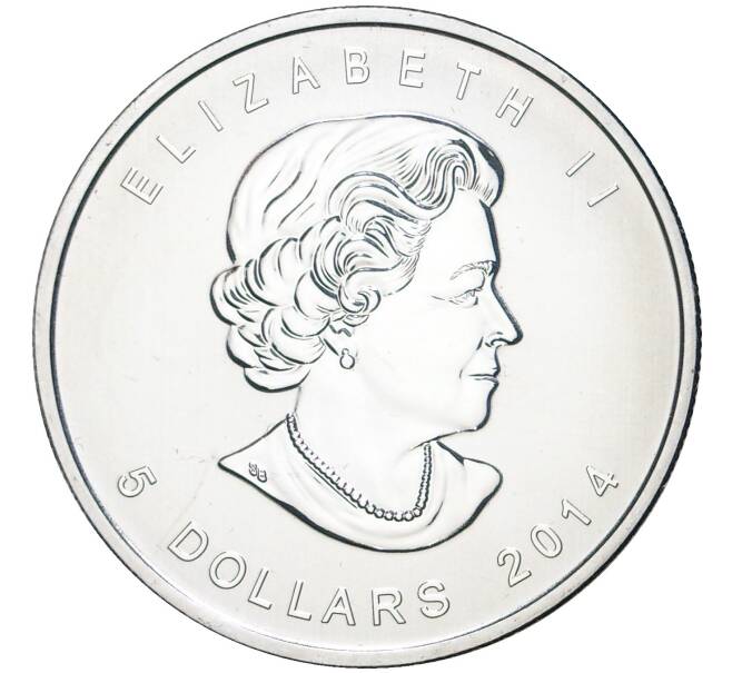 Монета 5 долларов 2014 года Канада «Сапсан» (Артикул M2-45326)