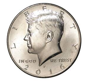 1/2 доллара (50 центов) 2016 года Р США — Фото №1