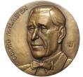 Настольная медаль 1976 года Швеция «Георг Мальмстен»