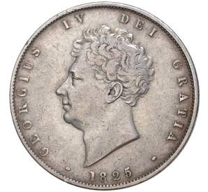 1/2 кроны 1825 года Великобритания — Фото №1