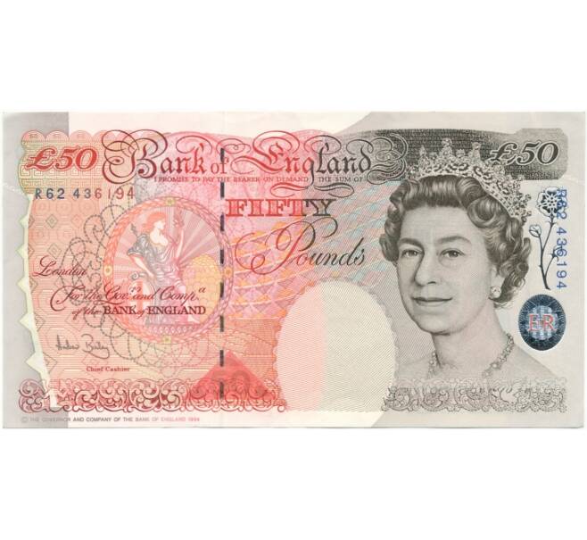 Банкнота 50 фунтов 2006 года Великобритания (Банк Англии) (Артикул B2-10063)