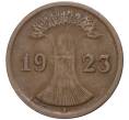 Монета 2 рентенпфеннига 1923 года D Германия (Артикул M2-58229)