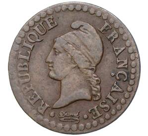 1 сантим 1797 года (L'AN6) Франция — Фото №2