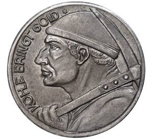 1/2 марки 1919 года Германия — город Дюрен «Шахтер» (Нотгельд) — Фото №1