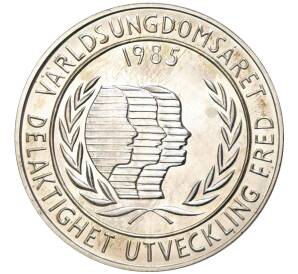 100 крон 1985 года Швеция «Международный год молодежи» — Фото №1