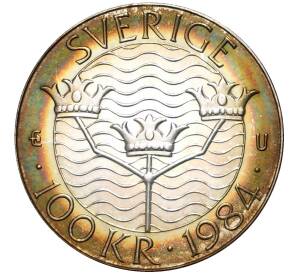 100 крон 1984 года Швеция «Стокгольмская конференция» — Фото №2