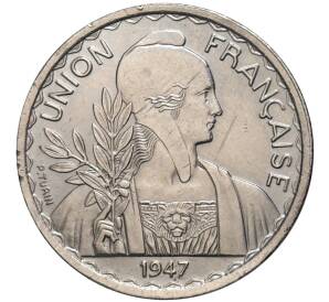 1 пиастр 1947 года Французский Индокитай — Фото №1