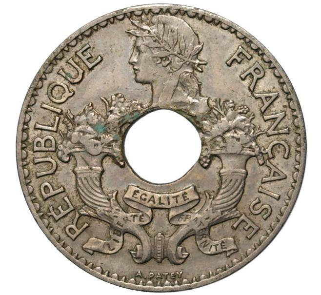 Монета 5 центов 1938 года Французский Индокитай (Артикул K11-80796)