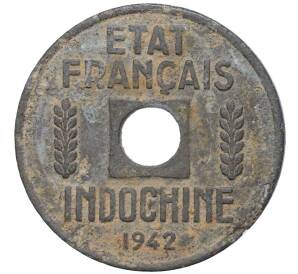 1/4 цента 1942 года Французский Индокитай
