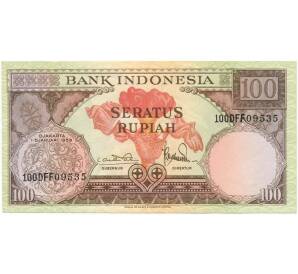100 рупий 1959 года Индонезия — Фото №1