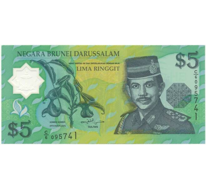 5 ринггит 2002 года Бруней (Артикул K11-80921)
