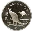 Монета 5 долларов 1997 года Либерия «Кенгуру» (Артикул K11-81001)