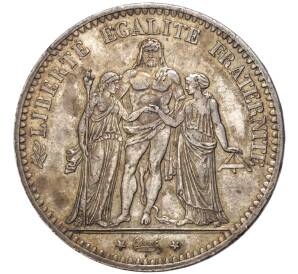 5 франков 1875 года А Франция — Фото №2