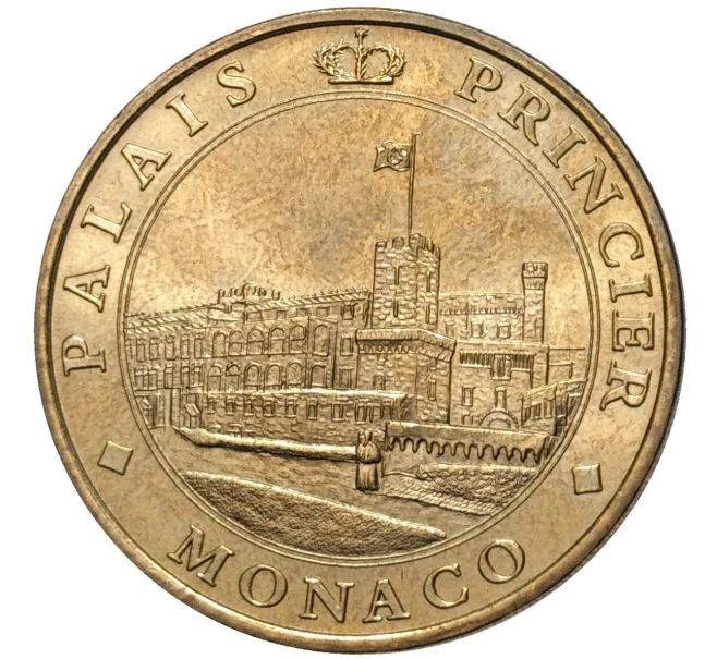Жетон 2000 года Франция «Княжеский дворец в Монако» (Артикул K11-81020)