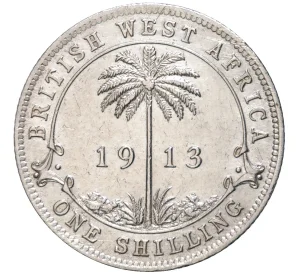 1 шиллинг 1913 года Британская Западная Африка