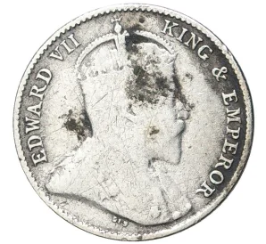 10 центов 1908 года Британский Цейлон