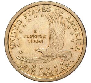 1 доллар 2000 года P США «Парящий орел» (Сакагавея)