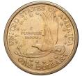 Монета 1 доллар 2000 года P США «Парящий орел» (Сакагавея) (Артикул K11-81133)