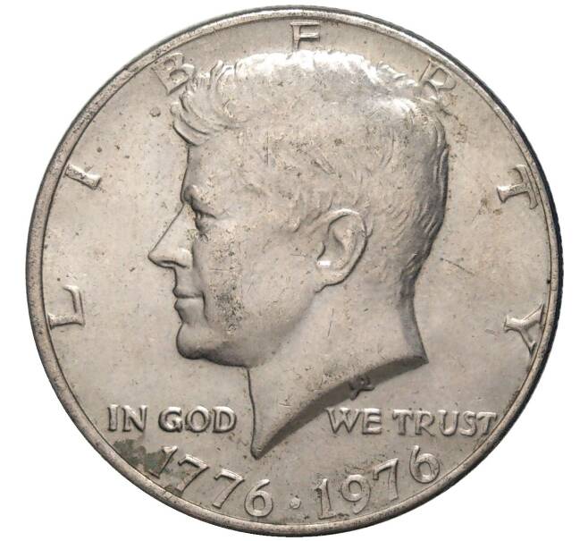 Монета 1/2 доллара (50 центов) 1976 года США «200 лет Независимости» (Артикул K11-81174)