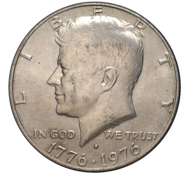 Монета 1/2 доллара (50 центов) 1976 года D США «200 лет Независимости» (Артикул K11-81180)
