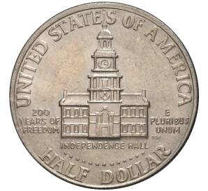 1/2 доллара (50 центов) 1976 года D США «200 лет Независимости»
