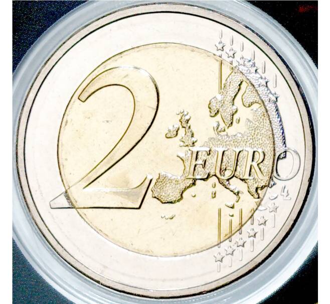 Монета 2 евро 2022 года Мальта «35 лет программе Эразмус» (в блистере) (Артикул M2-58360)