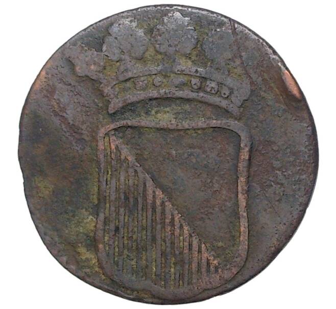 Монета 1 луит 1723 года Нидерланды — провинция Утрехт (Артикул: K1-4184) — Фото №2
