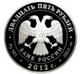 25 рублей 2012 года СПМД «Отечественная война 1812 — Русские солдаты»