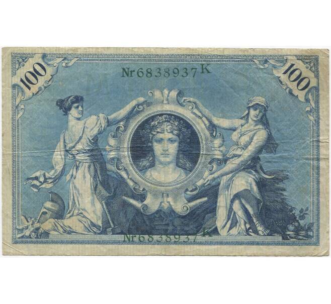 Банкнота 100 марок 1908 года Германия (Артикул B2-10097)