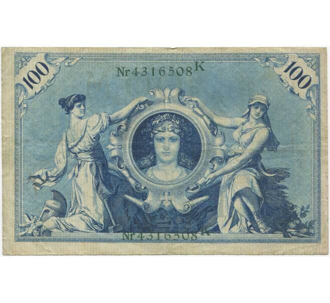 Банкнота 100 марок 1908 года Германия (Артикул B2-10103)