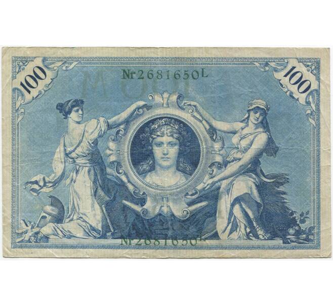 Банкнота 100 марок 1908 года Германия (Артикул B2-10106)