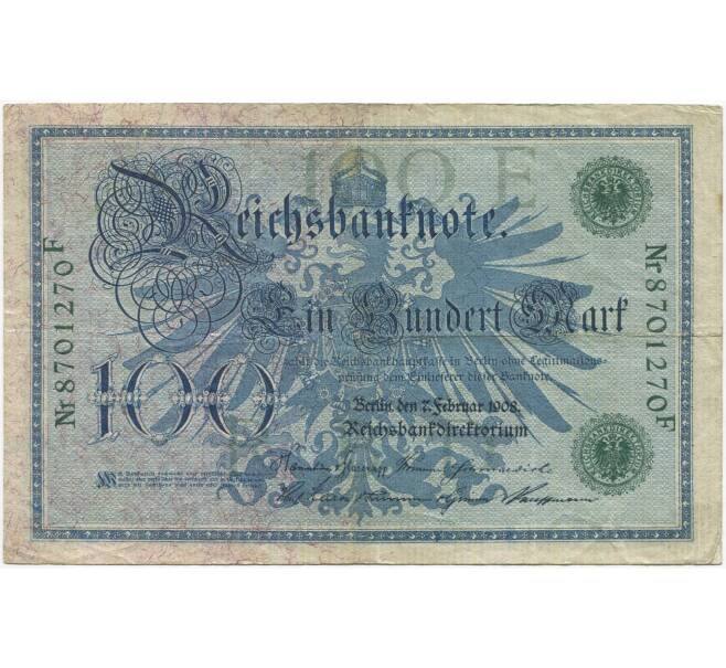 100 марок 1908 года Германия (Артикул B2-10111)
