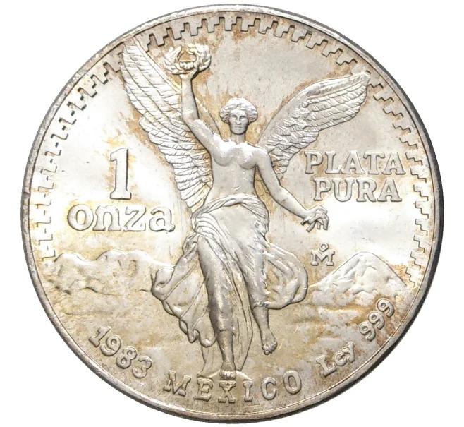 Монета 1 унция 1983 года Мексика «Свобода» (Артикул M2-58362)