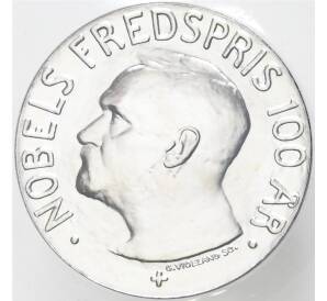 100 крон 2001 года Норвегия «100 лет Нобелевской премии» — Фото №1