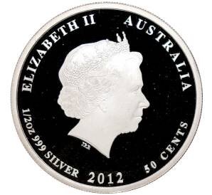 50 центов 2012 года Австралия «Детеныши диких животных — Кукабарра»